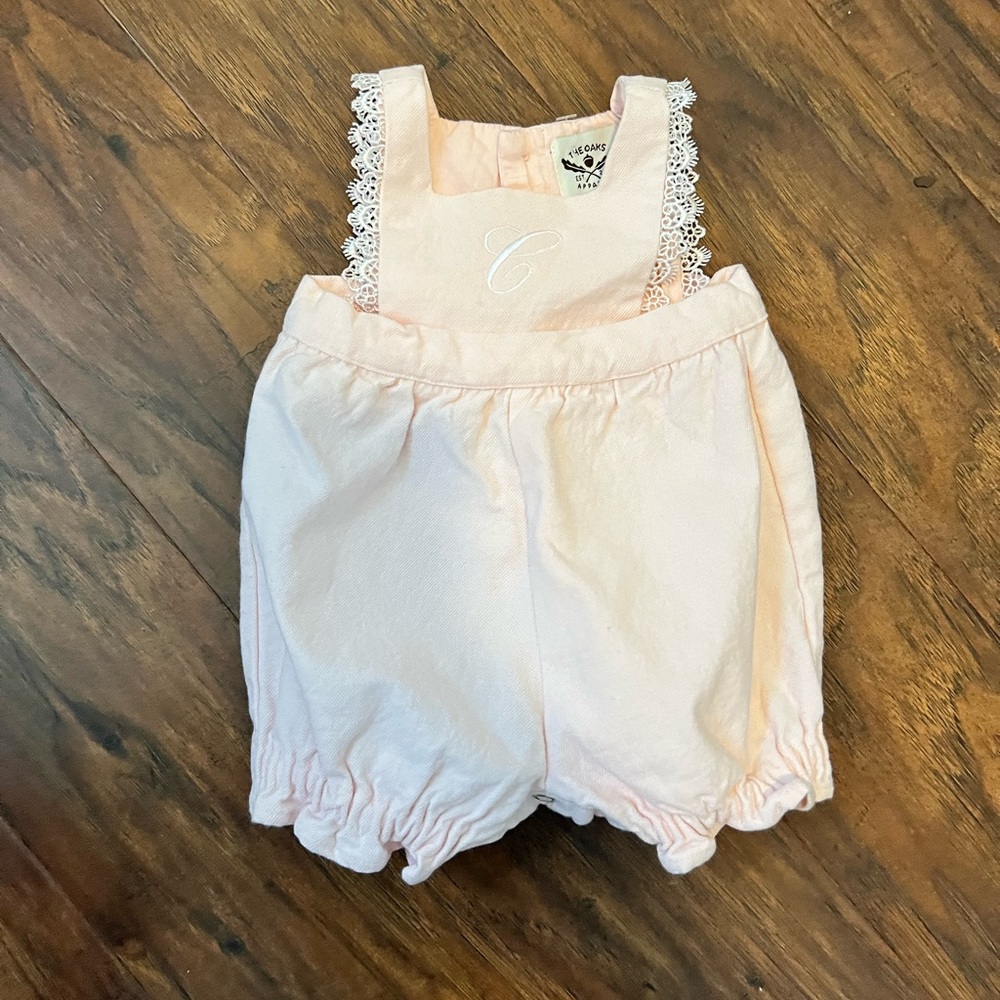 Pink bubble with “c” monogram
